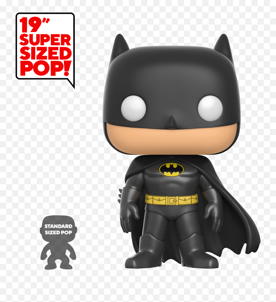 Pop Xl Batman - 18 Inch Batman Funko Pop Emoji,Batman Emoticon