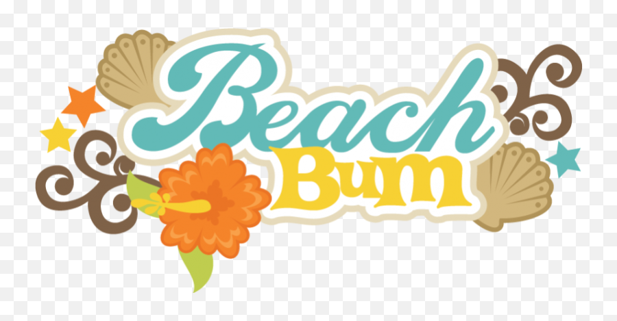 Clipart Beach Logo Clipart Beach Logo Transparent Free For - Beach Bum Png Emoji,Bum Emoji