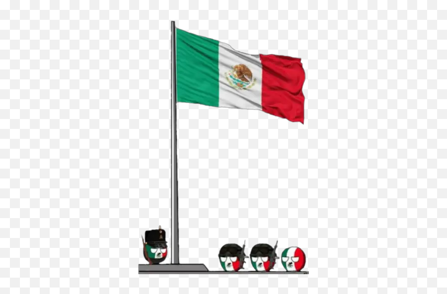 Bandera De México Stickers For Whatsapp - 24 De Febrero Dia De La Bandera Animado Emoji,Bandera De Colombia Emoji