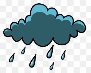 Pin - Rain Cloud Clip Art Emoji