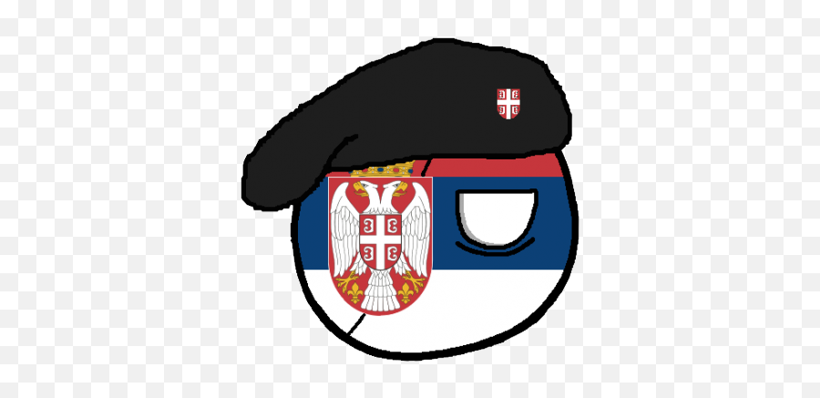 Serbiaball Countryballs Serbia Serbian - Serbia Flag Emoji,Serbia Emoji