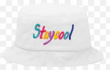 Radical Bucket Hat - Party Hat Emoji,White Emoji Bucket Hat