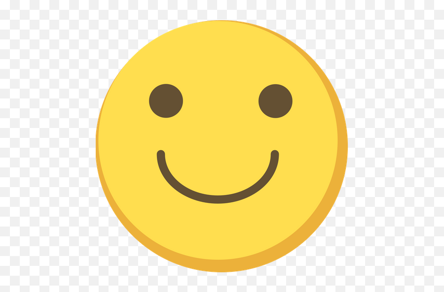 Smile Emoji Icon Of Flat Style - Available In Svg Png Eps Smiley,Calm Down Emoji