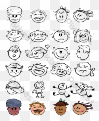 Cartoon Emoticon Faces Templates Free Psd u0026 Png Vector - Clip Art Emoji