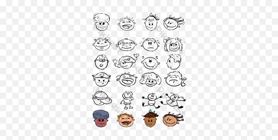 Cartoon Emoticon Faces Templates Free Psd U0026 Png Vector - Clip Art Emoji,Crying Laughing Emoji Ski Mask
