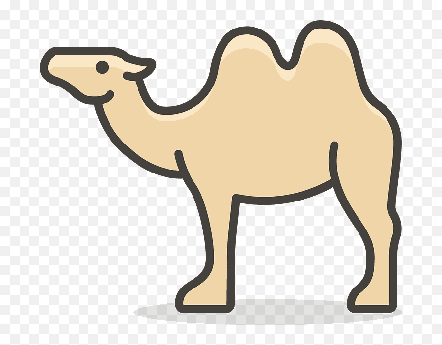 Camel Emoji Clipart - Dromedario Y Camello En Animados,Camel Emoji