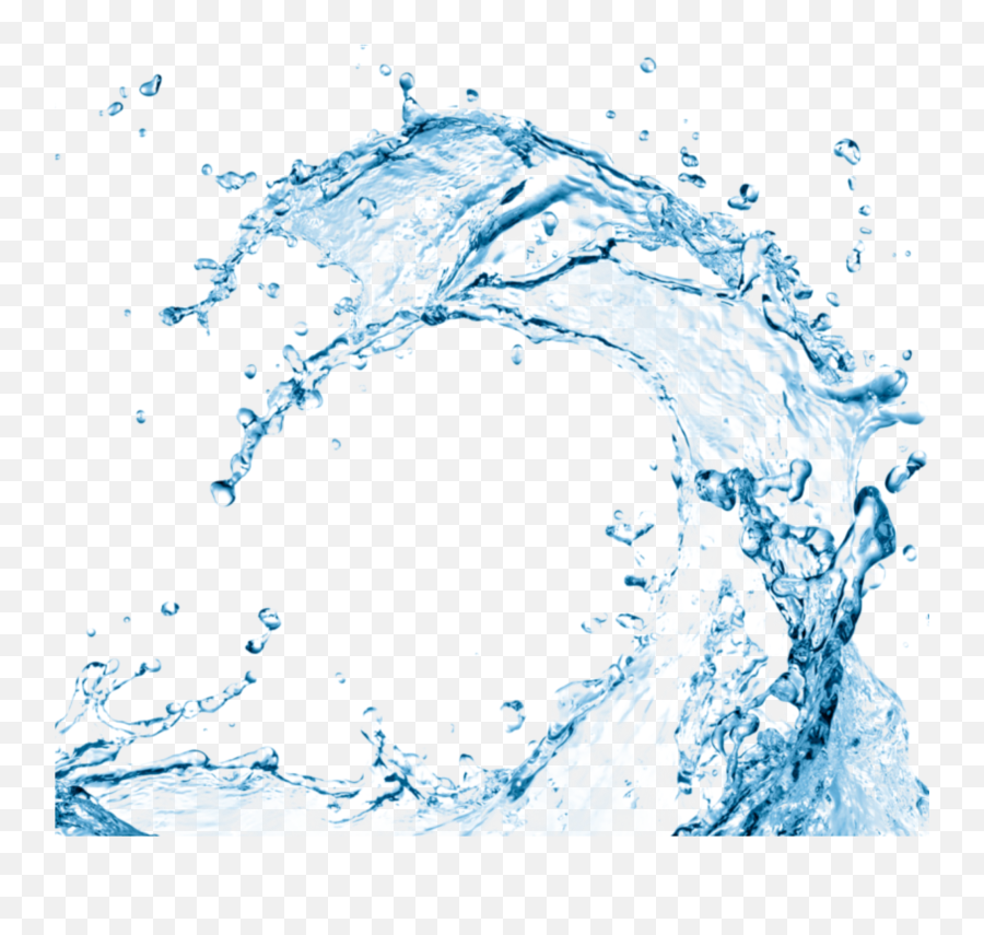 Ftestickers Water Splash Sticker - Transparent Background Water Swirl Png Emoji,Water Splash Emoji