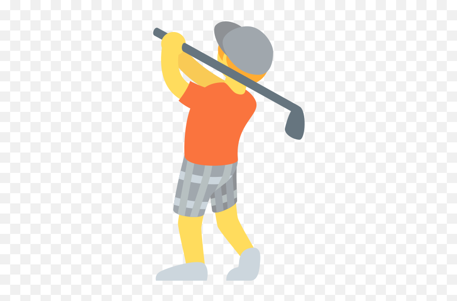 Person Golfing Emoji - Golf,Strength Emoji