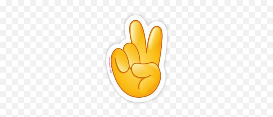Ethnic Hand - Victory 2 Sign Language Emoji,Friend Emoticons
