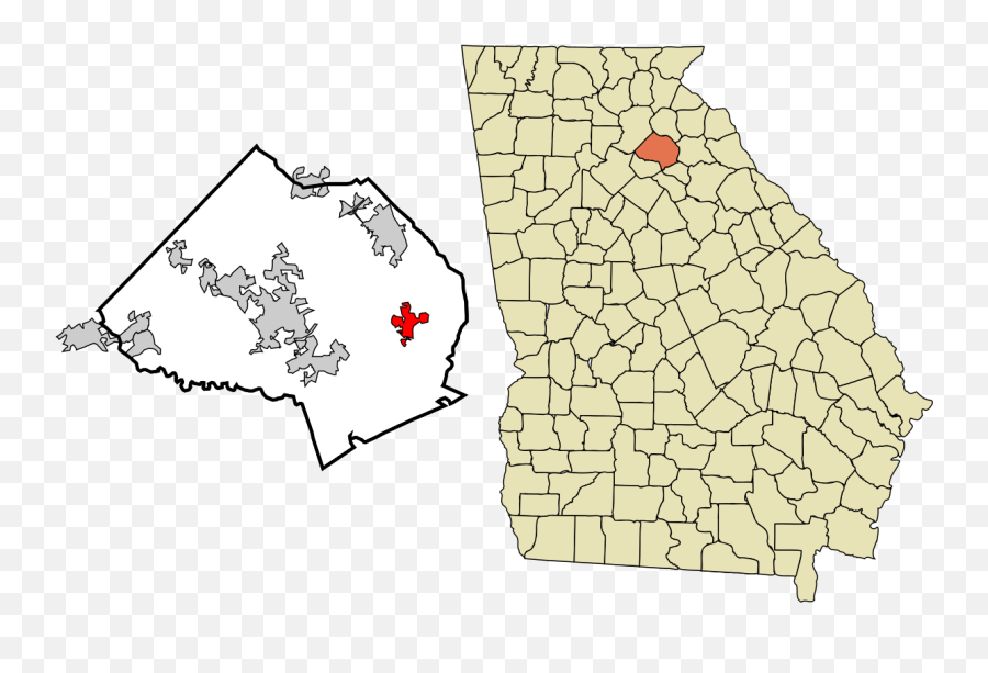Jackson County Georgia Incorporated And Unincorporated - Battle Of Kettle Creek Located Emoji,Sh Emoji