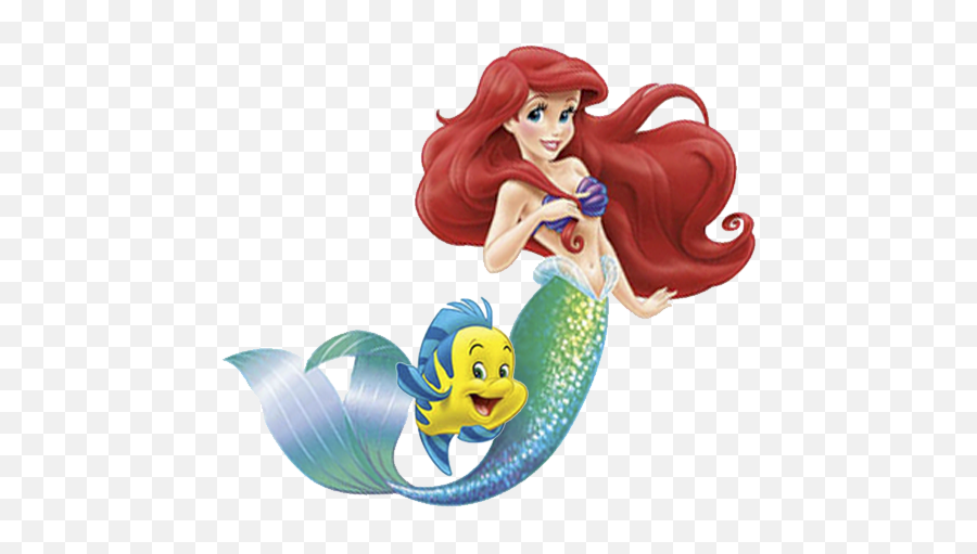 Ariel Png - Ariel And Flounder Clipart Emoji,Disney Princess Emoji