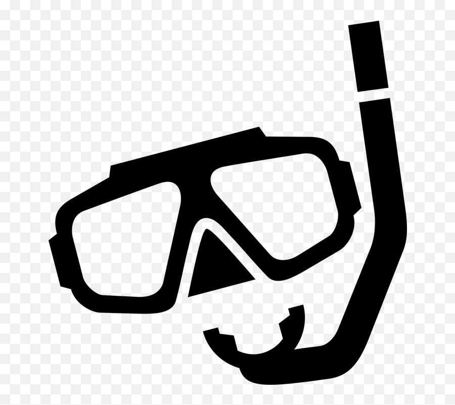 Snorkel Diving Mask Png - Snorkeling Mask Clipart Emoji,Hockey Mask Emoji