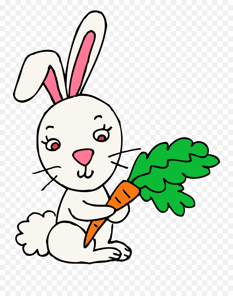 Free Bunny Gif Transparent Download - Rabbit Clipart Emoji,Bunny Emojis