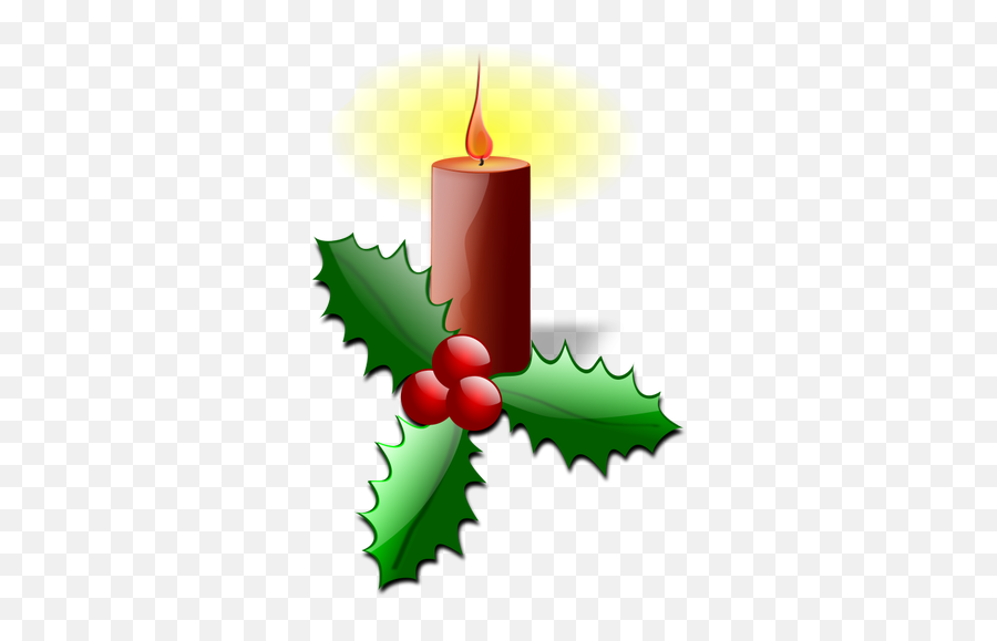 Christmas Candle Vector Graphics - Christmas Designs Clip Art Emoji,Christmas Present Emoji