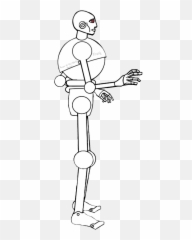 Android Robotman Robo Roboman Metal - Cartoon Emoji,Android Robot Emoji
