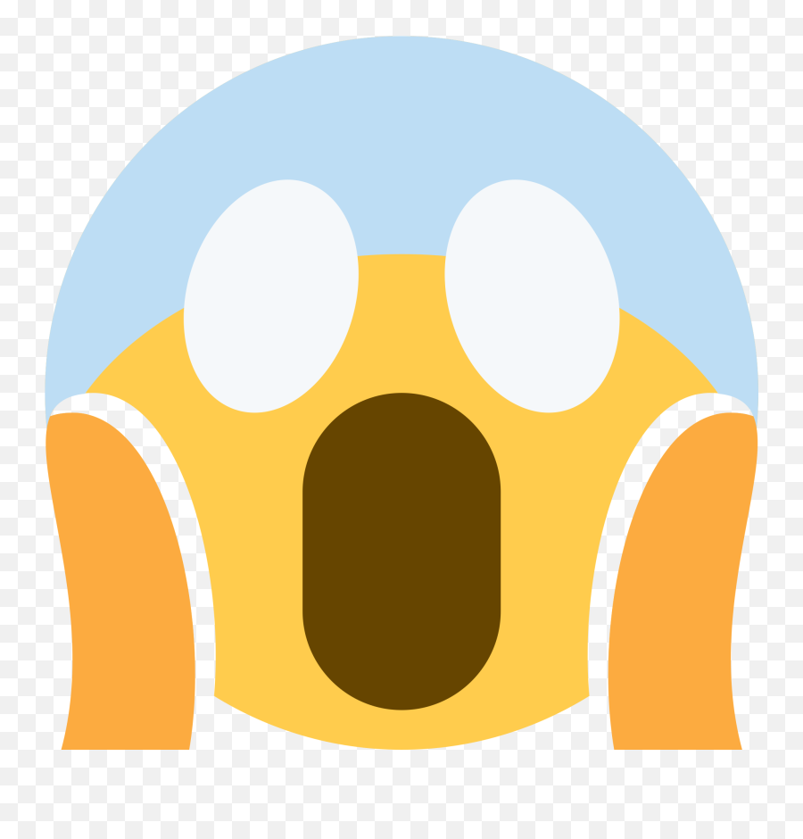 Download Face Screaming In Fear - Scream Emoji Twitter,Emoji Twitter