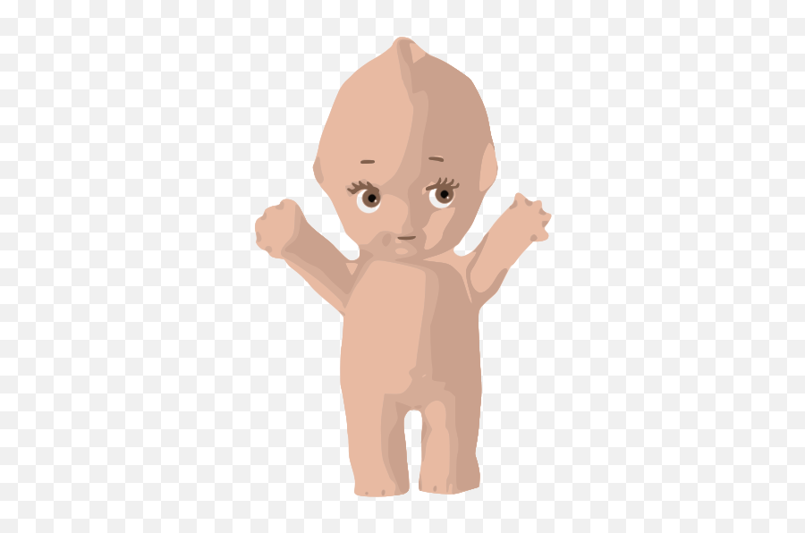 Improved Cupie Doll 2 - Kewpie Doll Clipart Emoji,Clapping Hands Emoticons