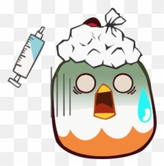 Sleepy Yuri Sticker - Cartoon Emoji,Cauliflower Emoji