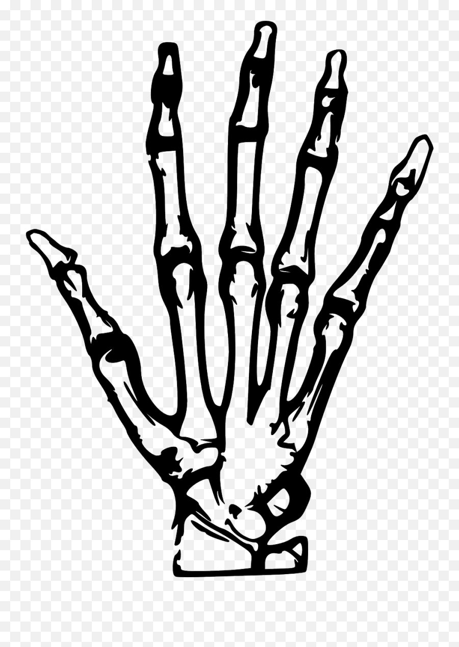 Corrosive Finger Hand X - Skeleton Hand Clipart Png Emoji,Flip Finger Emoji