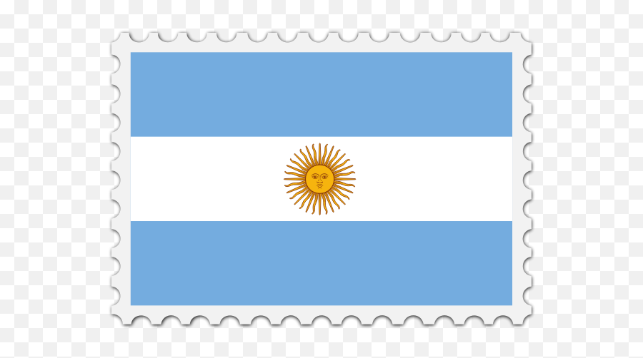 Argentina Flag Stamp - Circle Emoji,Australian Flag Emoji