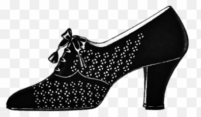 Shoe Decoration Vintage History Lady - 1950s Shoes Transparent Background Emoji,Cat Boot Emoji