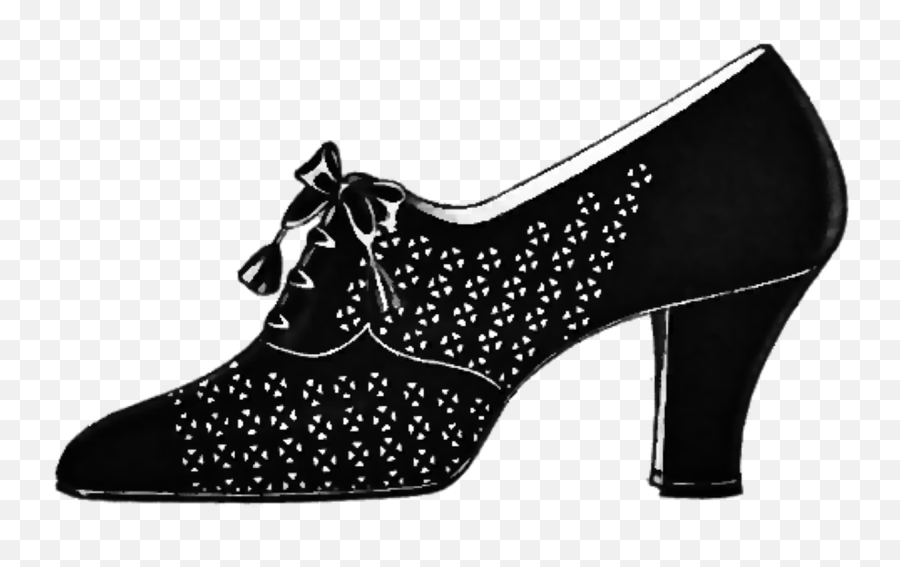 Shoe Decoration Vintage History Lady - 1950s Shoes Transparent Background Emoji,Cat Boot Emoji