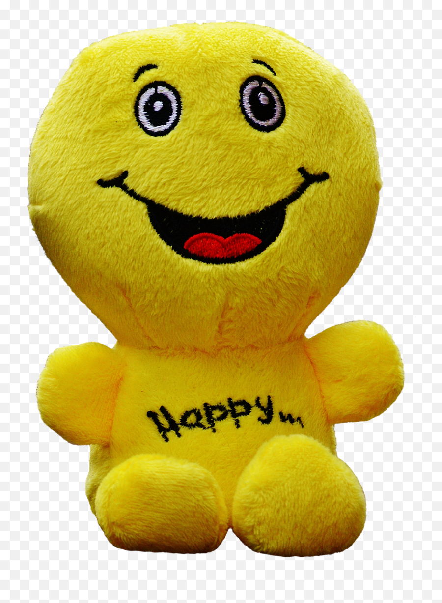 Smiley Plush Funny Face Cute - Profile Whatsapp Dp Stickers Emoji,Dog Emoticon