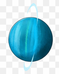 Uranus Is Built On A Funny Tilt - Planet Clipart Emoji
