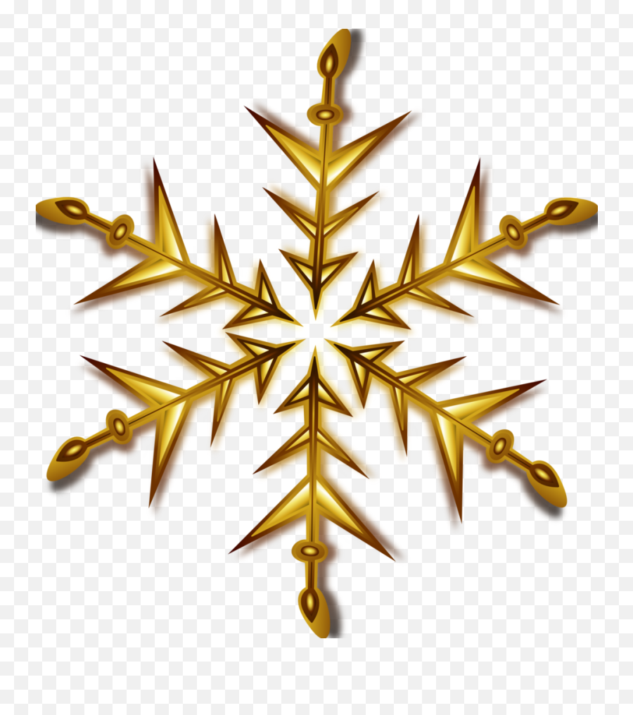 Public Domain Clip Art Image - Gold Snowflake Clip Art Emoji,Library Card Emoji