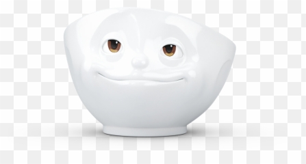 Bowl 500ml White Eyes Emoji