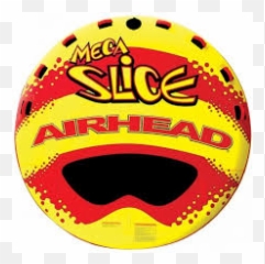 Airhead Mega Slice Towable - Smiley Emoji