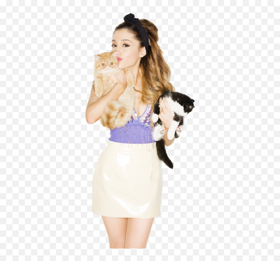 Png Ariana Grande Transparent Images - Ariana Grande With Cats Emoji,Ariana Grande Emoji