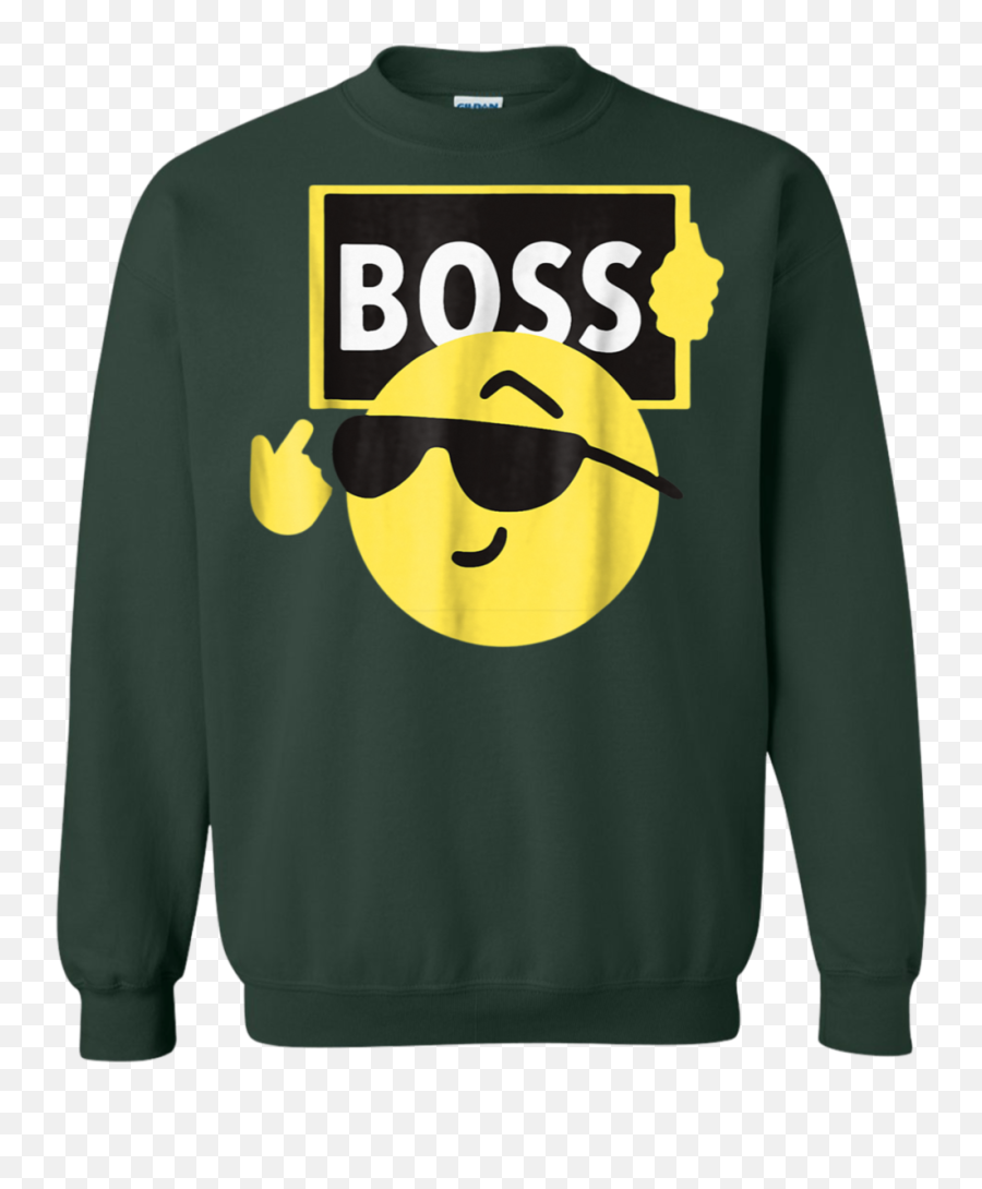 Halloween Funny Boss Emoji Sunglasses Sweatshirt - Vegas Golden Knights Ugly Sweater,Emoji Shirt Mens