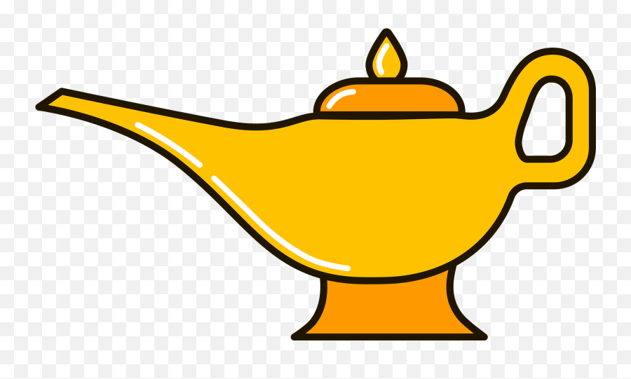 Genie Lamp Clipart - Clip Art Emoji,Magic Lamp Emoji