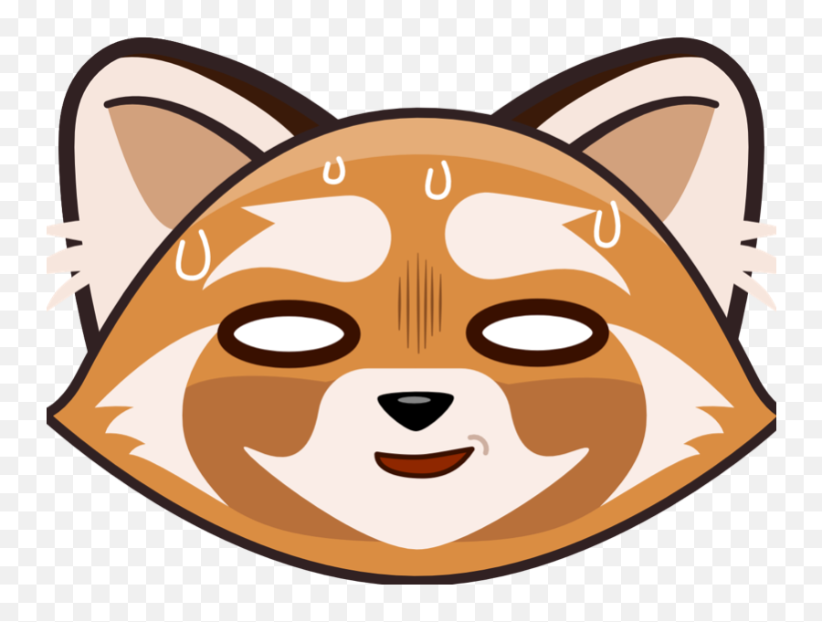 Red Panda - Red Panda Emoji,Emoji For Nervous