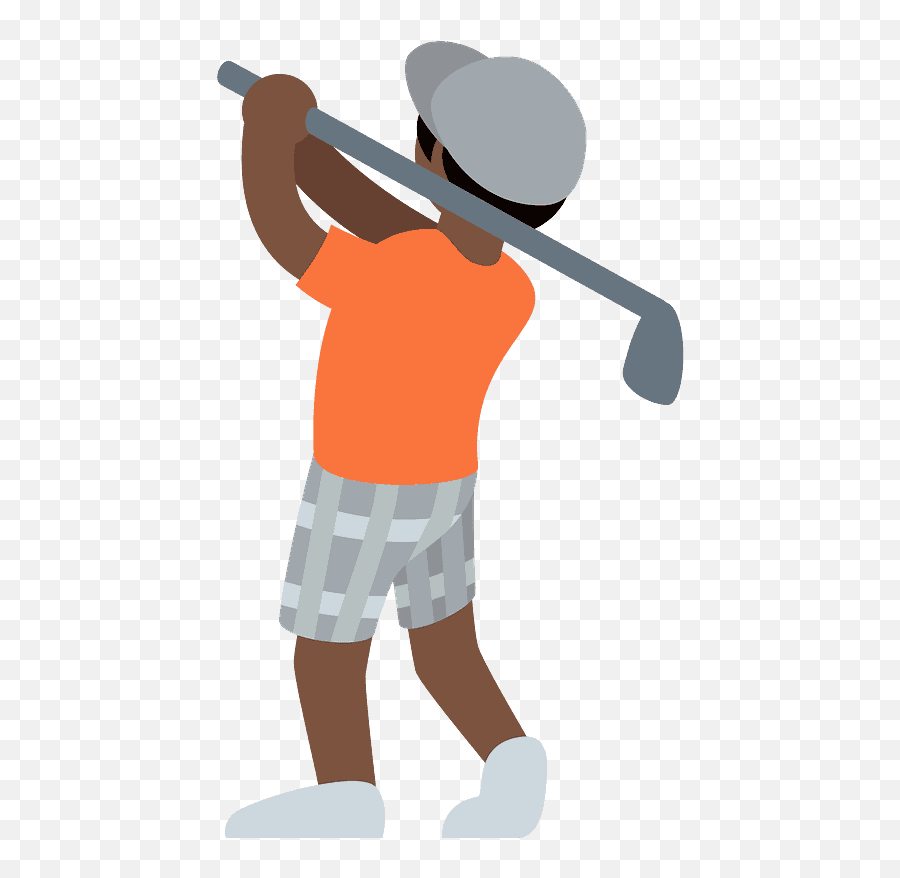 Person Golfing Emoji Clipart Free Download Transparent Png - Transparent Golf Emoji Png,Muscle Emoji Png