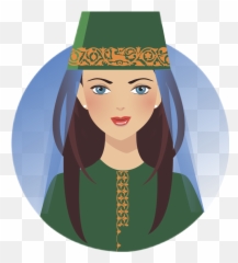 Armenia Armenian Girl Sticker - Traditional Emoji