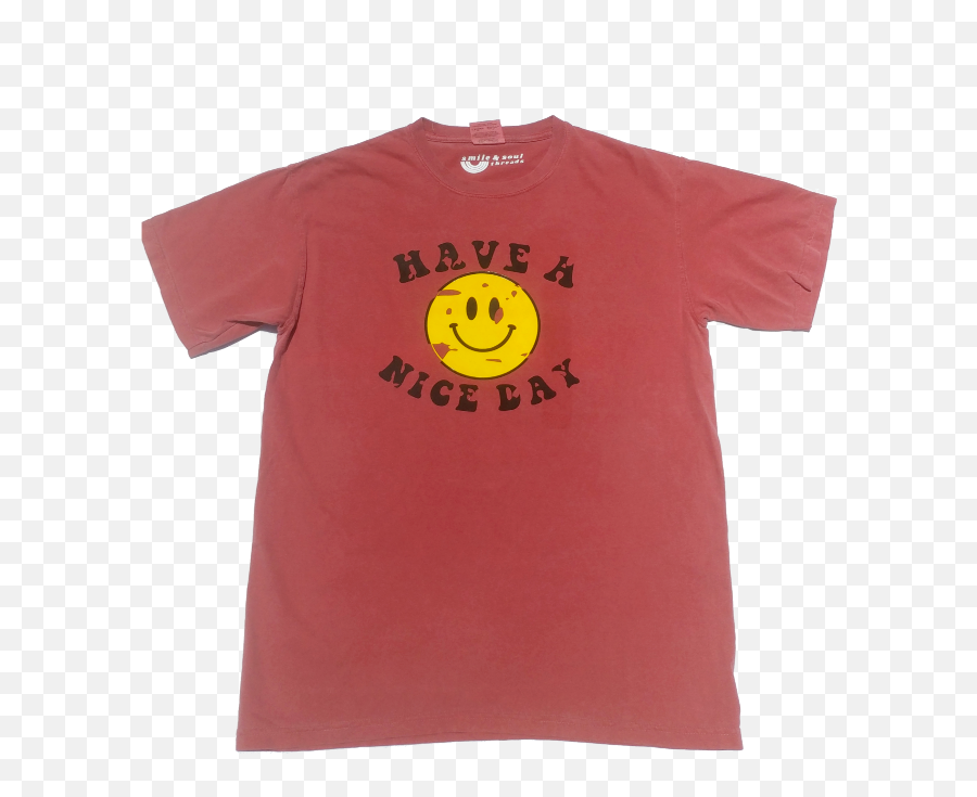 Smiley Face T - Happy Emoji,Distressed Emoticon