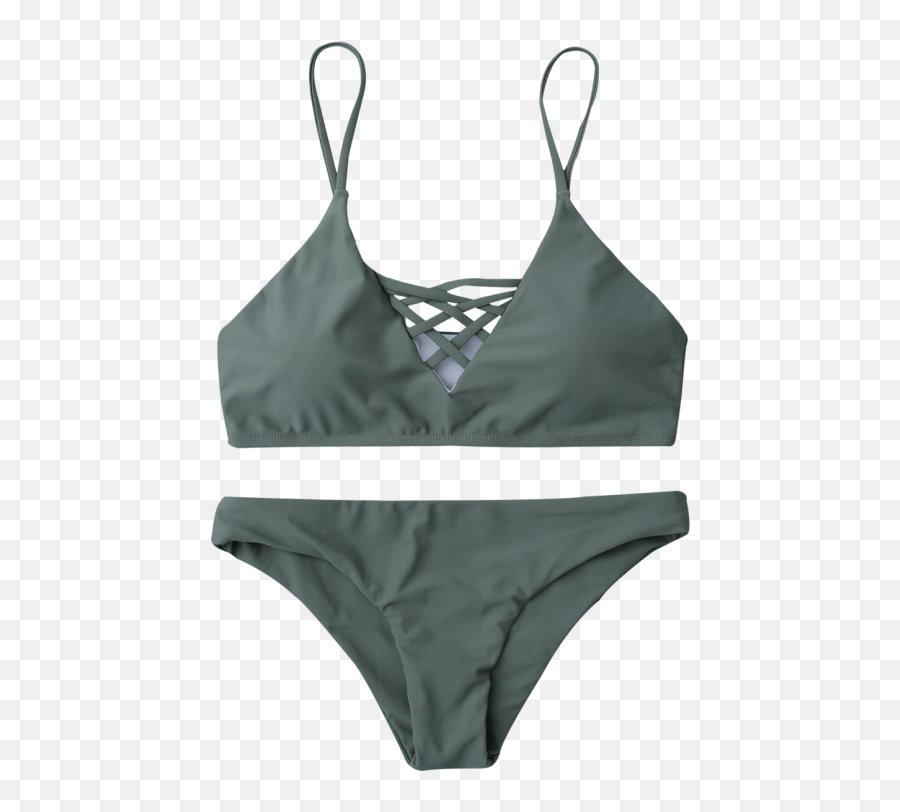 Bikini Png Transparent Images Png All - Zaful 2 Piece Lace Green Emoji,Emoji Bikini Top