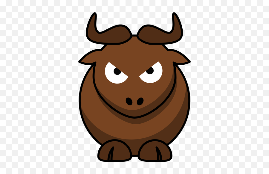 An Angry Bull - Cartoon Bull Clipart Emoji,Bear Emoticon