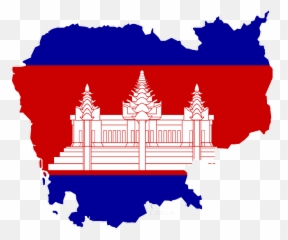 Cambodia Mapflag - National Cambodia Flag Emoji,Cambodia Flag Emoji
