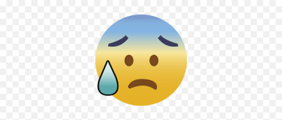 Worry Emoji Emoticon - Transparent Background Worried Emoji,Check Mark Emoji