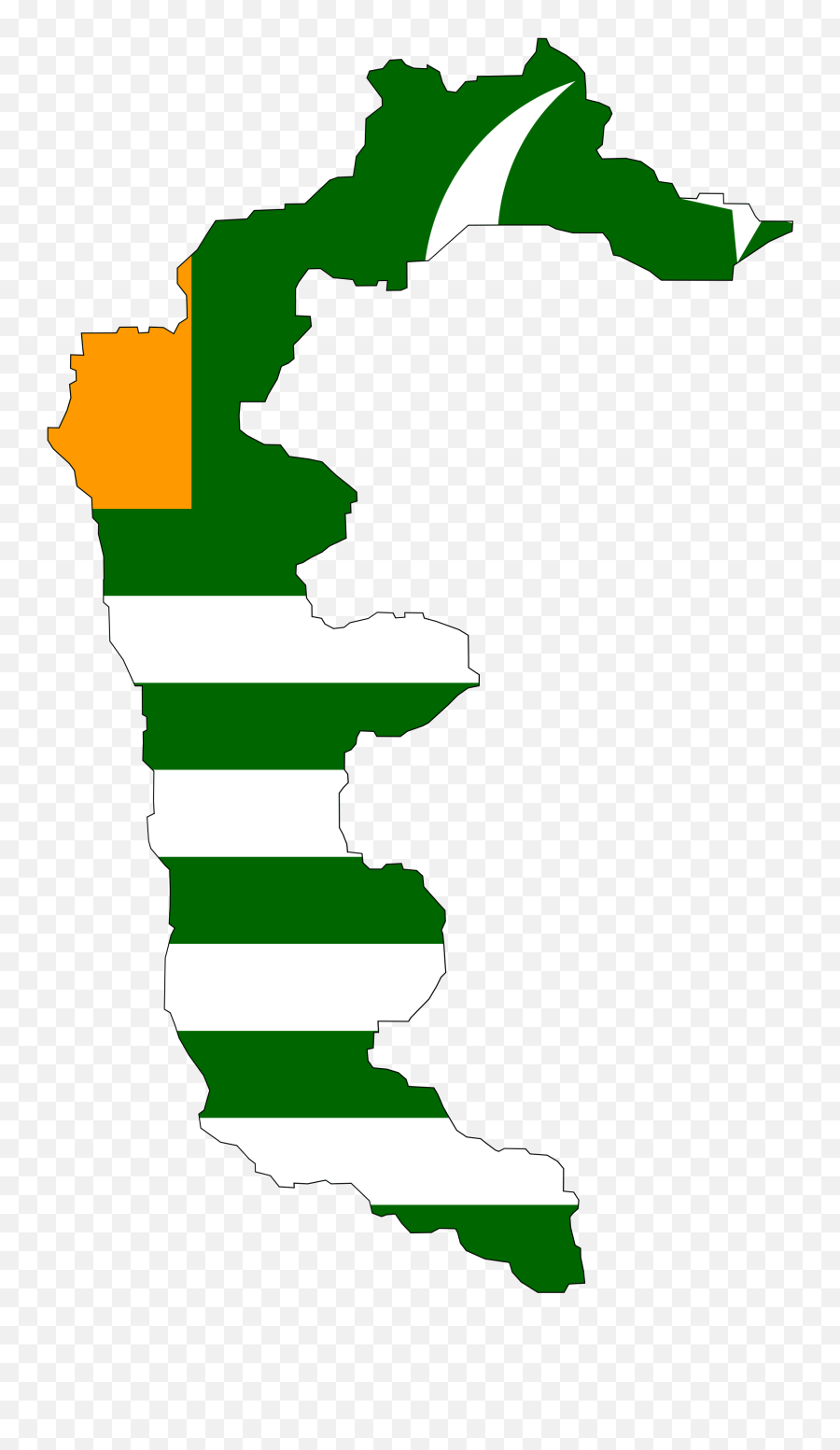 Atlas Of Azad Kashmir - Azad Kashmir Pakistan Flag Emoji,Saudi Arabia Flag Emoji