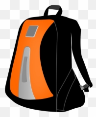 Backpack Bag Baggage Luggage Rucksack - Cartoon Backpack Transparent Emoji,Emoji School Bag