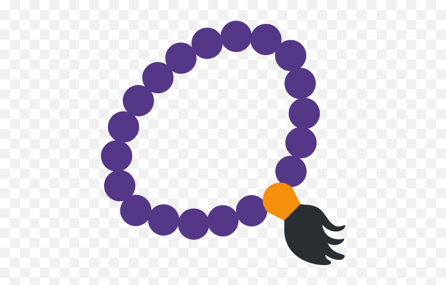 Prayer Beads Emoji Meaning With Pictures - Black Bracelet Beads Onyx,Church Emoji