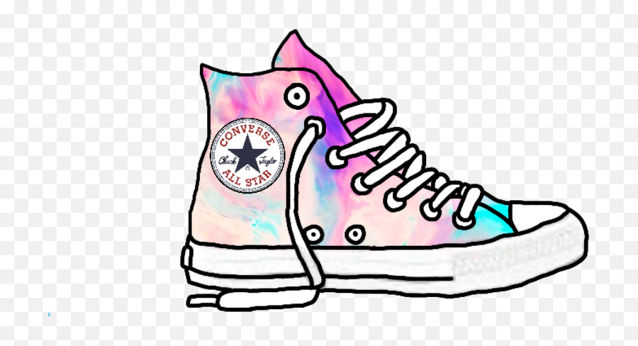 Converse Shoes Sticker Png Tumblr Overl - Converse All Star Emoji,Converse Emoji