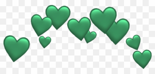 Freetoedit Hearts Heart Emoji Crown - Black Heart Crown Png,Teal Heart Emoji