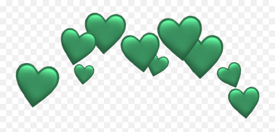 Freetoedit Hearts Heart Emoji Crown - Black Heart Crown Png,Teal Heart Emoji