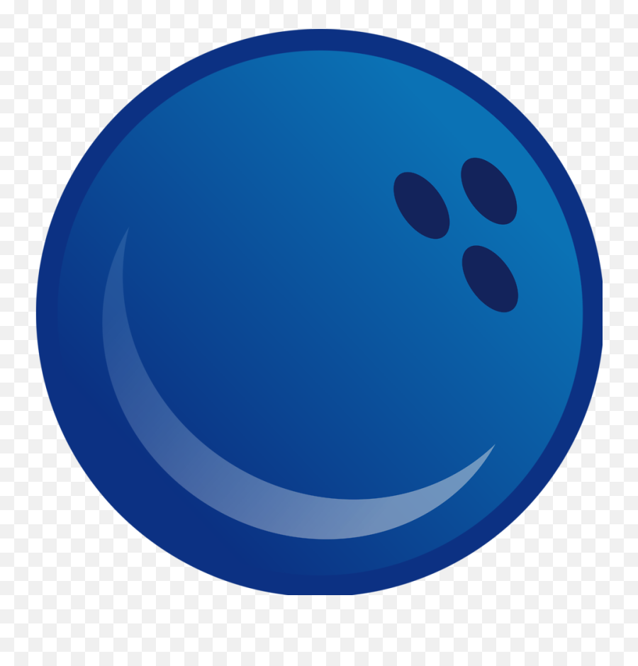 Illustration Of A Blue Bowling Ball - Circle Emoji,Rice Cracker Emoji