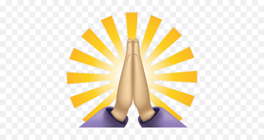 Pray And Be Grateful Combo - Praying Hands Emoji,Fox Emoji